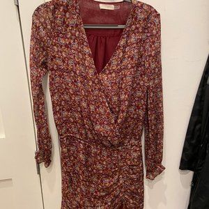 Ramy Brook Vina Printed Ruched Mini (never worn)